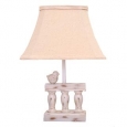 Somette Bird On Railing White Accent Lamp (As Is Item)