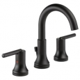 Delta 3559-MPU Trinsic Widespread Bathroom Faucet with Pop-Up Drain Assembly - Includes Lifetime Warranty