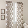 Madison Park Emerson Damask Brown 84-inch Curtain Panel (As Is Item)