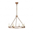 Maine Collection Gold Iron Chandelier