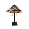 Amora Lighting AM290TL14 Tiffany Style Mission Table Lamp 22 Inch Tall