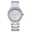 Timothy Stone Women's Facon Collection Silvertone Stainless Steel Quartz Watch
