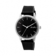 Simplify 5200 Quartz Watch Black Silicone/Silver/Black