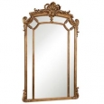 Somette Antique Goldtone Framed Mirror