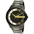 Armani Exchange Men's Hampton AX2192 Black Stainless-Steel Quartz Dress Watch