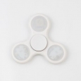 Hand Fidget Spinner - Multi Color LED - USA Stock - Stress and Anxiety Reliever - White