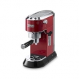 De'Longhi Dedica 15-Bar Pump Espresso Machine (Red/ Silver)