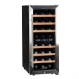 Koldfront TWR247E 14 Inch Wide 24 Bottle Wine Cooler with Dual Cooling Zones