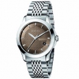 Gucci Men's Timeless Brown Dial Steel Watch