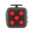 Fidget Black & Red Cube Relieves Stress And Anxiety