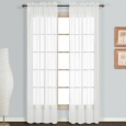 Sheer Curtain Panel Pair
