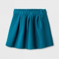 Girls' Knit Jacquard Circle A Line Skirt - Cat & Jack Fiji Teal XS