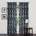Lush Decor Blue/ Brown 84-inch Garden Blossom Curtain Panels (Set of 2) (As Is Item)