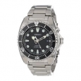 Seiko Men's SKA371 Kinetic Silver Stainless Steel Automatic Watch