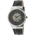 Swatch Men's Sistem Solaire YIS414 Silver Leather Automatic Fashion Watch