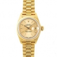 Pre-Owned Rolex Women's President Gold Champagne Dial Watch