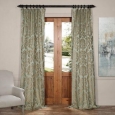 Exclusive Fabrics Astoria Faux Silk Jacquard Curtain Panel (As Is Item)
