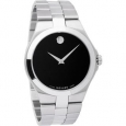 Movado Men's 0606555 Stainless Steel Black Dial Watch