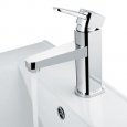 VIGO Soria Bathroom Single Hole Faucet in Chrome
