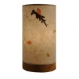 Handmade Paper Cylinder Mini Fern Lamp (Philippines) (As Is Item)