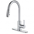 Single Handle Pull-down Deck Mounted Kitchen Faucet (As Is Item)
