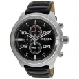 Diesel Men's Padlock DZ4439 Black Leather Quartz Fashion Watch