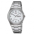 Casio Men's MTP-1240D-7B 'Classic' Stainless Steel Watch - White