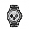 Bulova Men's 98C102 Crystal Black Stainless Bracelet Watch