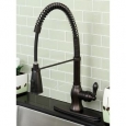 American Classic Modern Oil Rubbed Bronze Spiral Pull-down Kitchen Faucet
