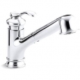 Kohler K-12177-CP Polished Chrome Fairfax Single-Control Pullout Kitchen Sink Faucet (As Is Item)