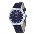 WallFlower Slim Women's Collection Flower Ring Case with Blue Jeans Strap Watch