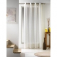 Evideco Woven Sheer Curtain Panel Zahia - 55 x 95