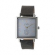 Simplify 5000 Leather Band Watch Charcoal Leather/Silver