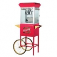 Pasedena 6040 Red 8-oz Antique Popcorn Machine and Cart