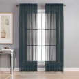 Window Elements Sheer Elegance Grommet 84-inch Curtain Panel Pair
