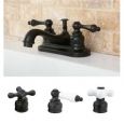Classic Oil Rubbed Bronze Two-handle Bathroom Faucet