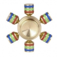 Brass Luminous Attractive Hand Spinner Brass Steel Material For Autism Stress Relief