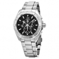 Tag Heuer Men's CAY1110.BA0927 '300 Aquaracer' Black Dial Stainless Steel Chronograph Swiss Automatic Watch