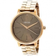 Nixon Women's Kensington A0992214 Rose-Gold Stainless-Steel Fashion Watch