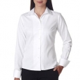 Whisper Women's White Elite Twill Dress Shirt
