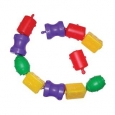 Childcraft Toddler Manipulatives Click and Link Beads, Set of 40