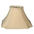 Royal Designs Square Inverted Cut Corner Basic Lamp Shade, Beige, 8 x 18 x 13 (As Is Item)