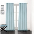 Soho Rod Pocket Window Curtain Panels with Thermal Lining, Set of 2, 84