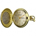 August Steiner Men's JFK Coin Pocket Watch