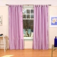 Lilac Tab Top Velvet Curtain / Drape / Panel - Piece