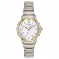 Bulova Women's 98R231 Two-tone Stainless Diamond Bezel Bracelet Watch