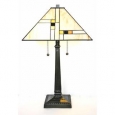 Tiffany Style Golden Mission Table Lamp