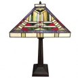 Skyler 2-light Tiffany-style 16-inch Table Lamp