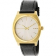 Nixon Time Teller A0452667 Gold Leather Quartz Fashion Watch