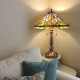 Tiffany-style Calla Lilly Table Lamp
